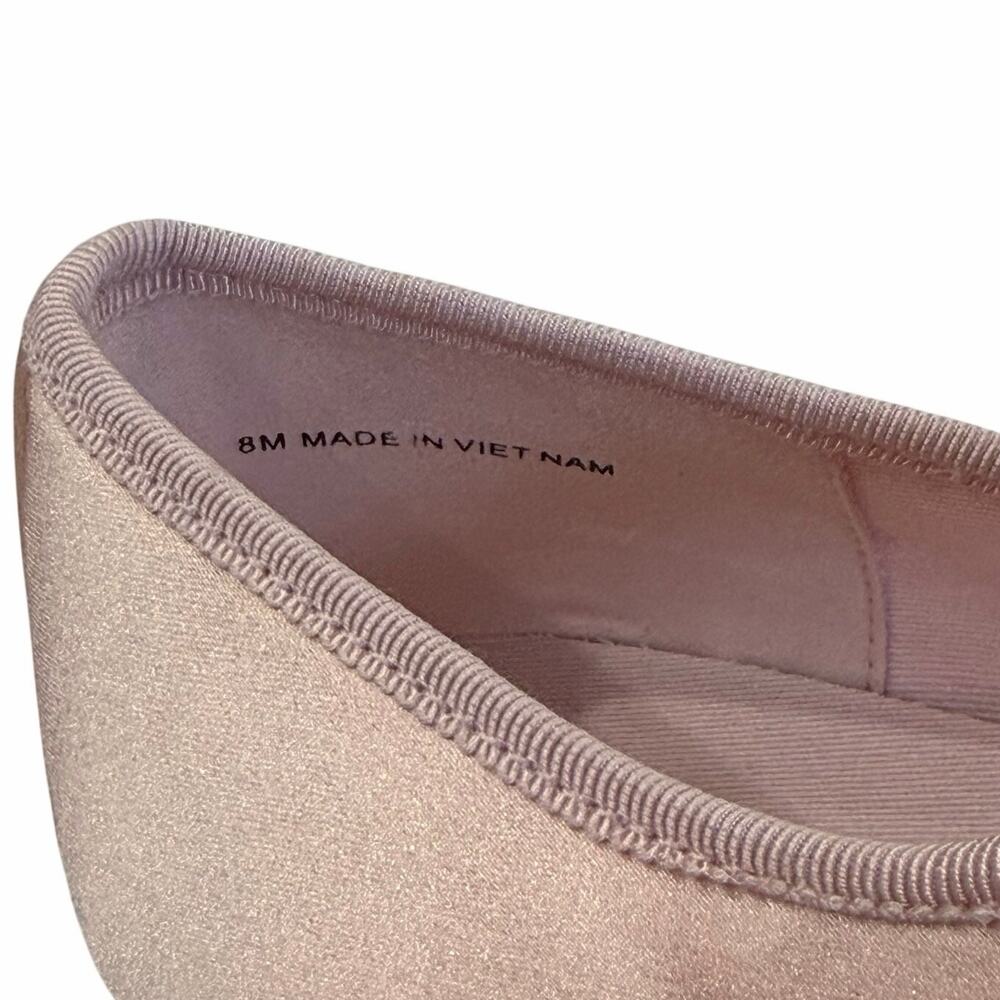 NIB Everlane The Day Buckle Mary Jane in Tutu Pink Satin Size 8 - Picture 4 of 9